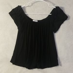 Super Soft Off-the-Shoulder/Boat Neck Blouse
